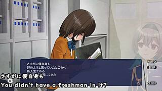 I played this game where shadows are having sex in the clubroom, trial version with subtitles
