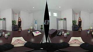 Kayla Kayden Celebrates Corner Office Anniversary in Lingerie