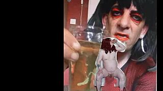Bisexual Sissy Male Exposed While Swallowing Pee