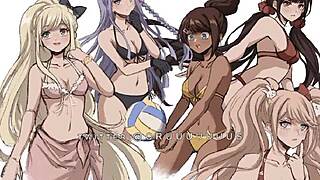 Enoshima Junko from DANGANRONPA in some HOT HENTAI action