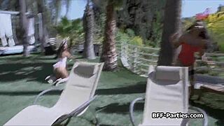 foursome pov fuck lingerie bunnies