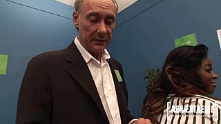 This interview turned into a foursome with jasmine and romana