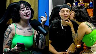 Martina oliveira avalia o pauzão do ruan ela ficou com tesão vendo podcast pópum no barraco completo no sheer