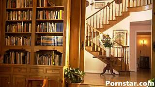 Ginger Lea climaxes while pounded by monster cock