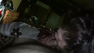 While the husband works, does the neighbor attend to his wife?