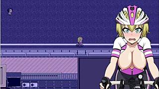 Losing Race Blonde Flashes Big Tits To Guy On Street Part 2