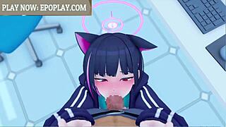 kyouyama kazusa in blue archive adventure