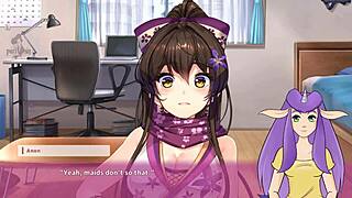 Sexy ninja maid serves master in ninnin days part 4