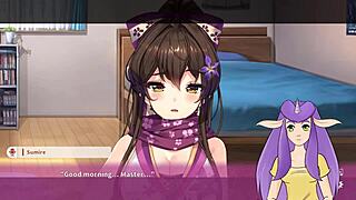 Sexy ninja maid serves master in ninnin days part 4