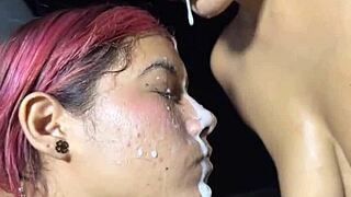 Latina teens 18+ swallowing squirt and milk 😋 more action