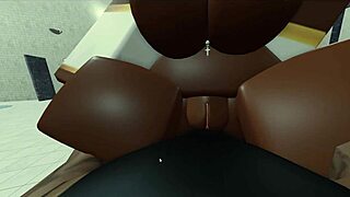 Fucking A Hot Black Nun In Roblox World.