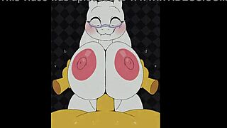 teacher toriel from deltarune gets banged hard