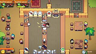 elf slut pounded by big black cock in hentai game