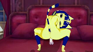 ankha rides nice cock in bedroom 😘