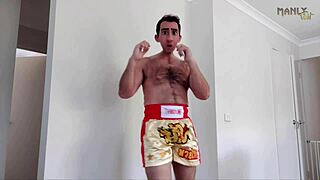 Step Gay Dad Seduces Kickboxer With Fat Juicy Cock In 80s Fantasy