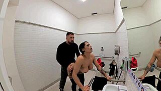 I dressed as Jade from Mortal Kombat and had sex in the bathroom on Halloween