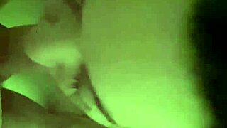 Late night blowjob on porch!