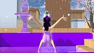 Wow, pov cartoon fox girl in crossdressing bikini dances solo on your lap in hentai!