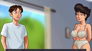 Summertime Saga Episode 243 Featuring Fucking with Monster Cock and Small Tits