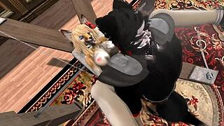 hey, check out this furry yiff with big tits and bdsm in 3d