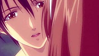 Fingered anime teen feels intense pleasure