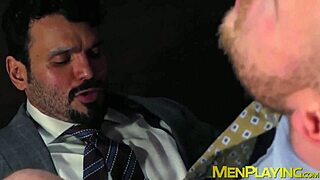 Classy Businessmen Get Wet Blowjobs!