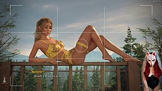 dreamland ep 16 outdoor footjob by beautiful blonde