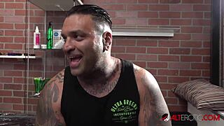 australian beauty amber luke shows off her fresh nose tattoo