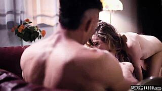 why is the bigamist spanking his two cheating wives with a big cock?