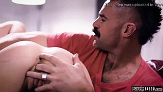 why is the bigamist spanking his two cheating wives with a big cock?