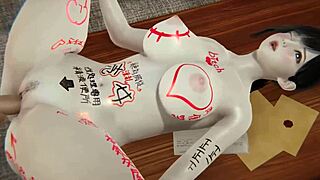 Another horny babe in 3d cartoon creampie.