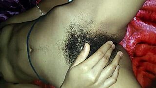 Indian Bhabi’s Beautiful Pussy Gets Fast Interracial Fingering