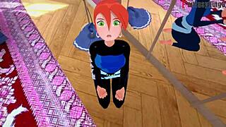 Gwen Tennyson grown, banging in mirror fantasy vid 😈