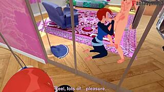 Watch Gwen Tennyson Fuck In Front Of Mirror!