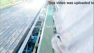 Thrilling Risky Public Fucking In Amusement Park!