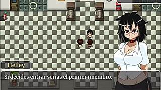 Anime college game part 1 featuring students and teacher 🎮