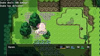 aventura ficar com tesão com o cheiro de um homem fedorento - horny adventurer karen - parte 2