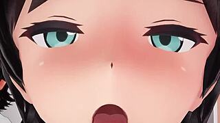 Matsukaze from Kantai Collection Gets Fucked in Anime Style!