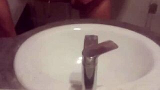 Young gay man masturbates in private session