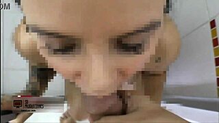 I fucked my latina stepsister hard, she sucked cock deepthroat and squirted creampie