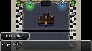 Playing Henteria Chronicles 3, pixel art game, no animations just raw fun.