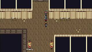 헨테리아 크로니클 3 플레이, 픽셀 아트 게임, 애니 없고 그냥 야생 재미.