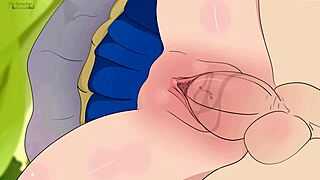 aqua in short skirt seduces kazuma for assfucking?