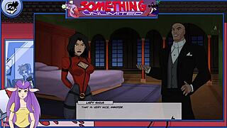 Muscular redhead bodybuilder in anime cartoon game part 143