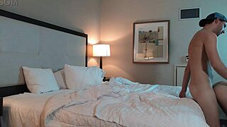 A tatted woman in a passionate encounter