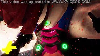 Hmv d va vs widowmaker intense battle