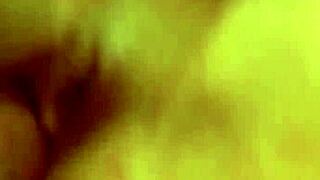 Pretty brunette teen takes old guy's cock outdoors in cowgirl