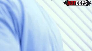 Young guy servicing neighborhood's big cocks?