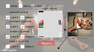 this 3d metal bondage fetish game is intense.