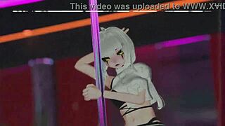 Vrchat pole dancing performance